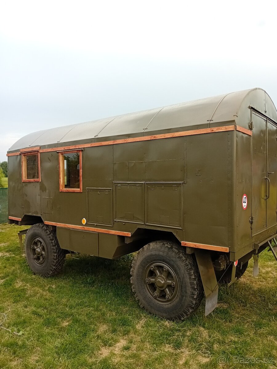 Vojenská Maringotka Mobilní po Rekonstrukci