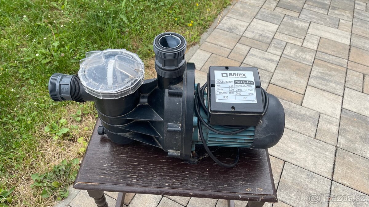 Výkonná písková filtrace BRILIX SS075 + nádoba STA-RITE