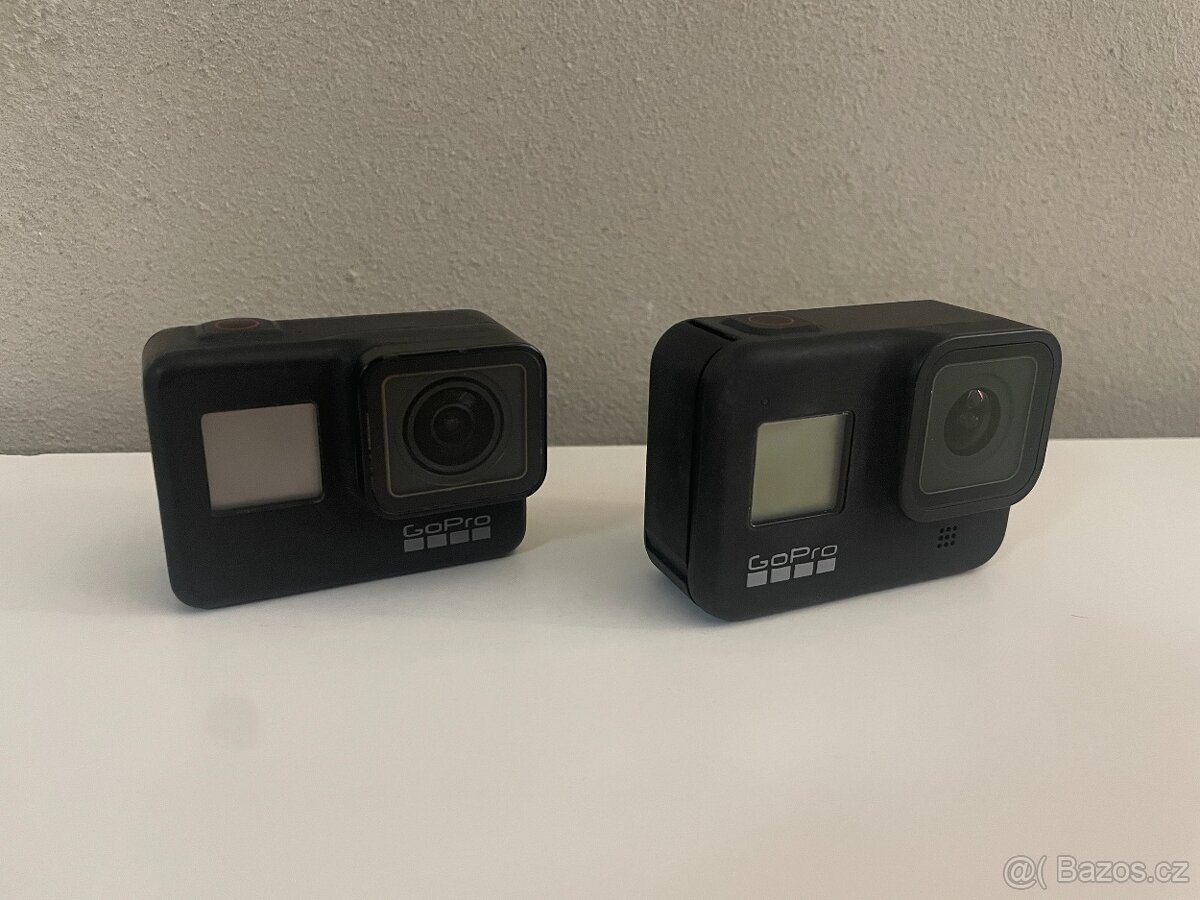 GoPro Hero Black 7 a 8 - NEFUNKČNÍ
