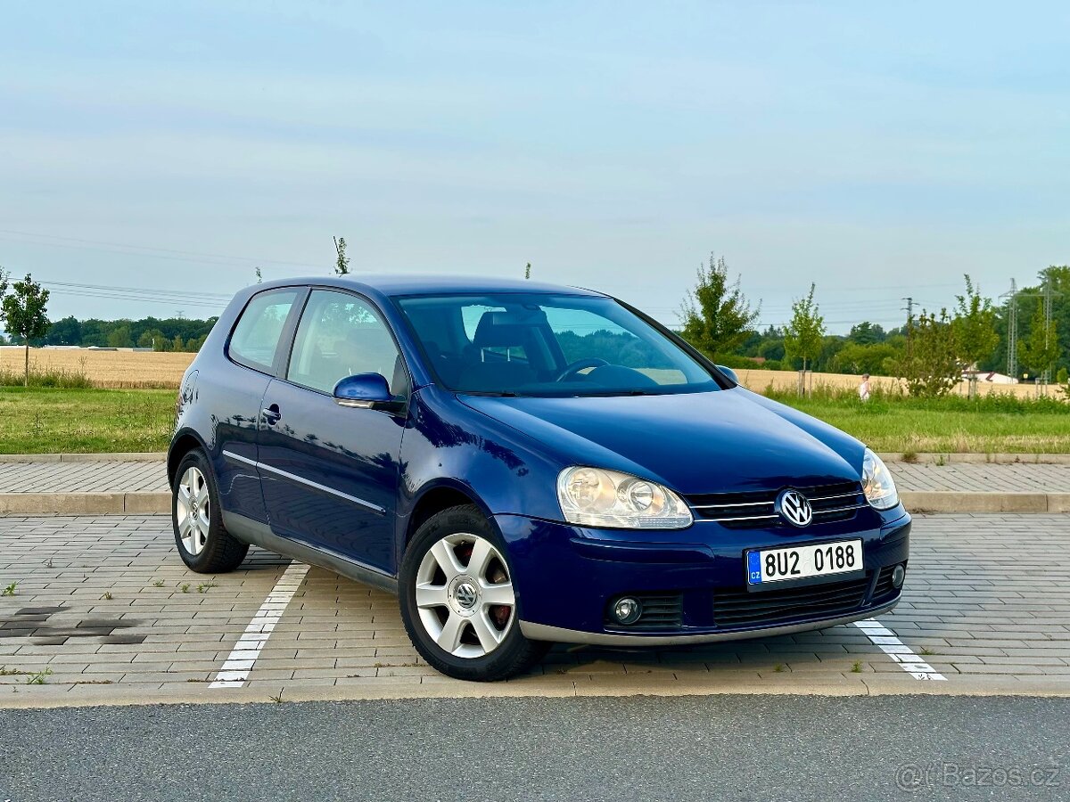 VW Golf 2007, 1.4i 59kw, klima, STK 6/26