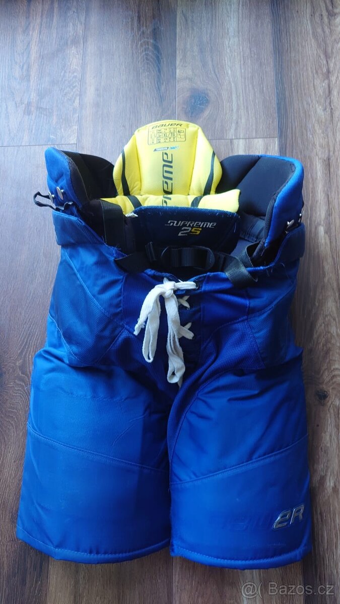 Hokejove kalhoty Bauer Supreme 2S modre, vel. JR. XL/TG