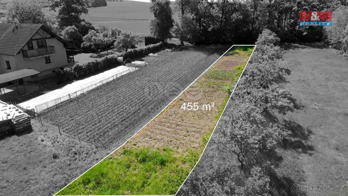 Prodej pozemku k bydlení, 455 m², Křtomil