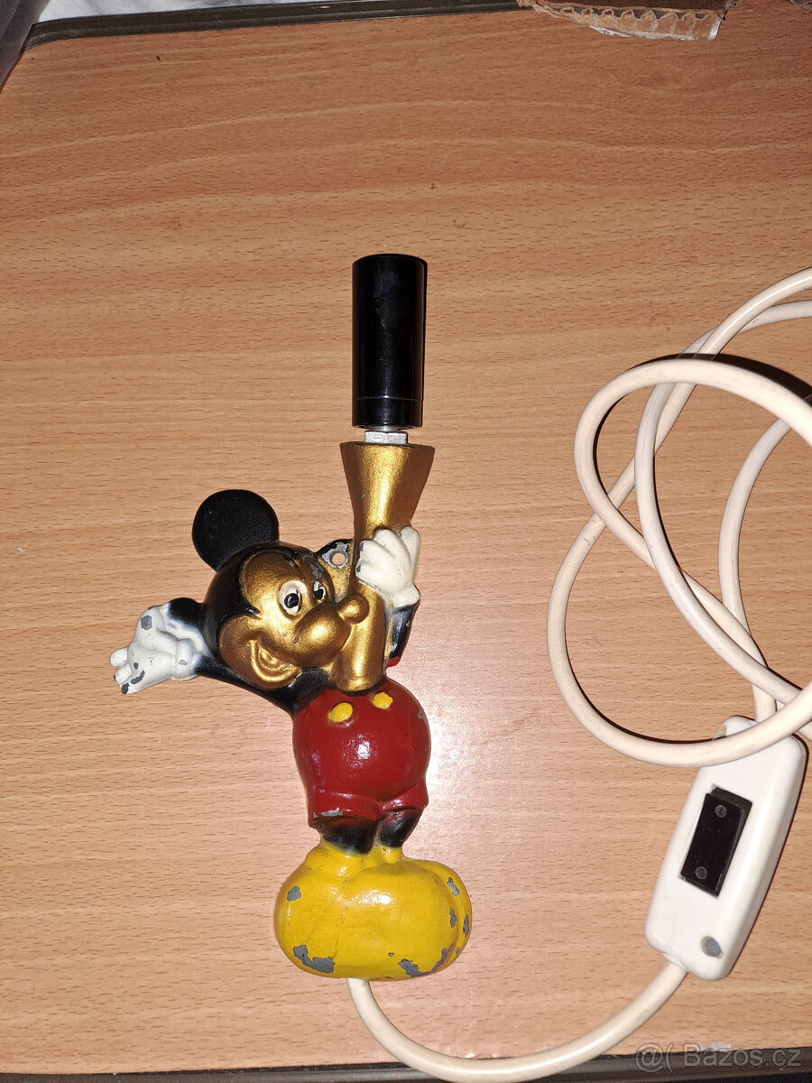 Retro lampička Mickey Mouse