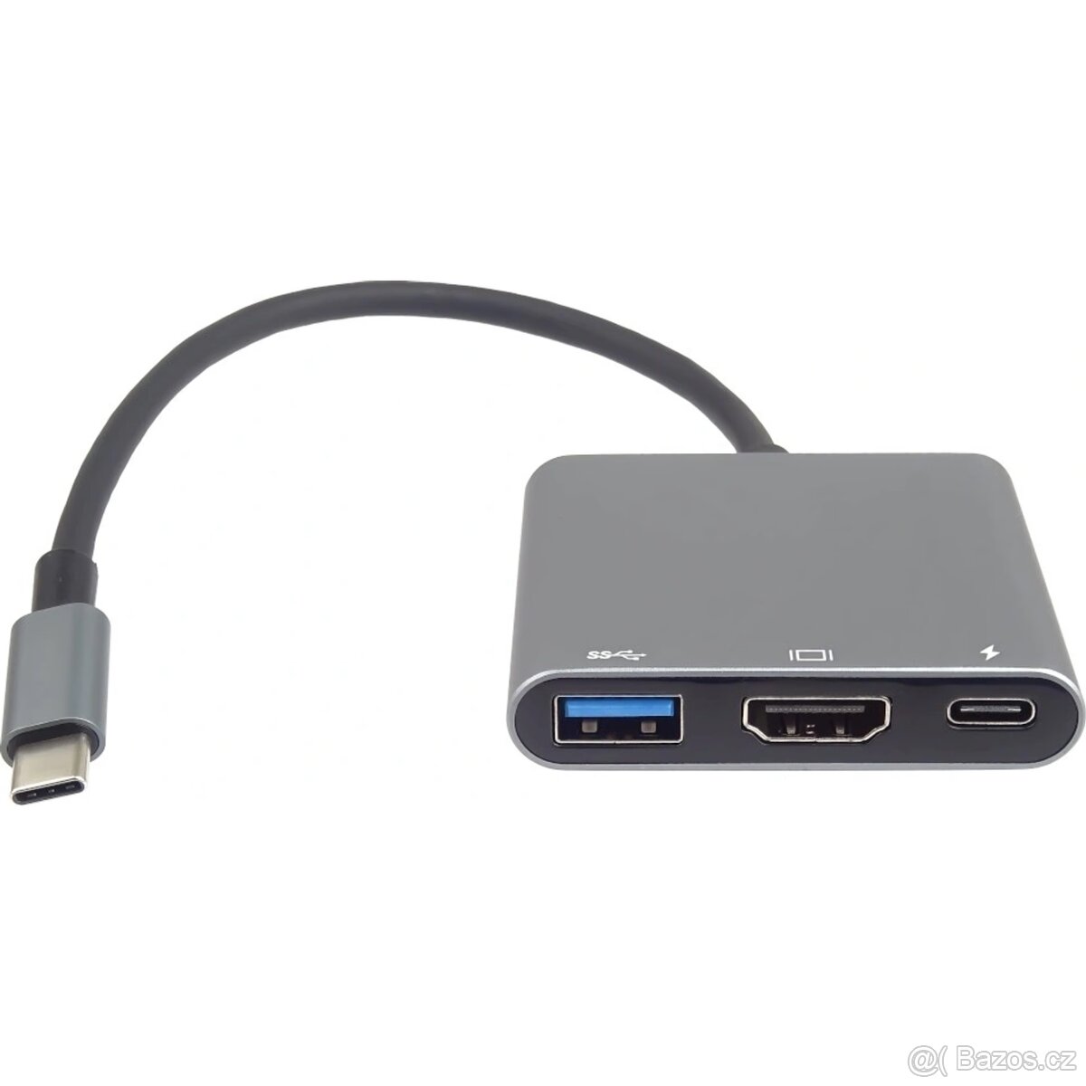 PremiumCord USB-C → HDMI + USB 3.0 + PD (4K, Full HD) – adap