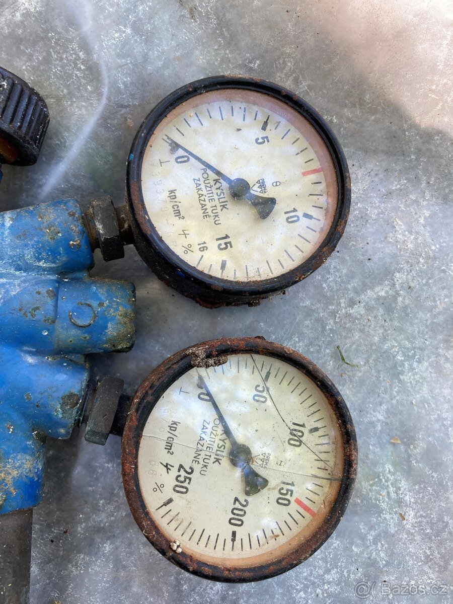 Regulační ventily - Kyslík a Acetylen - Děčín