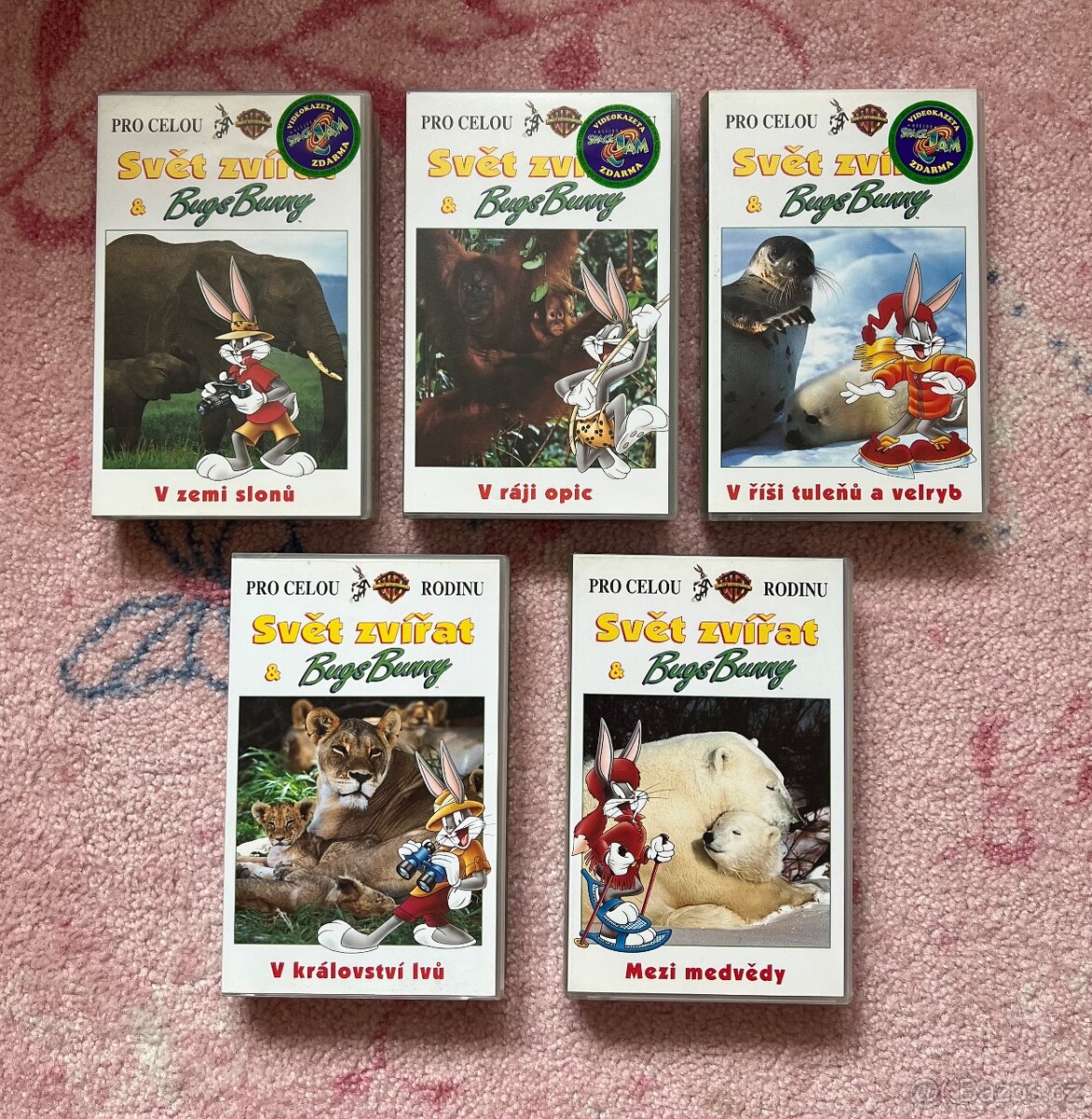 Svět zvířat & Bugs Bunny 1-5 díl VHS 1997