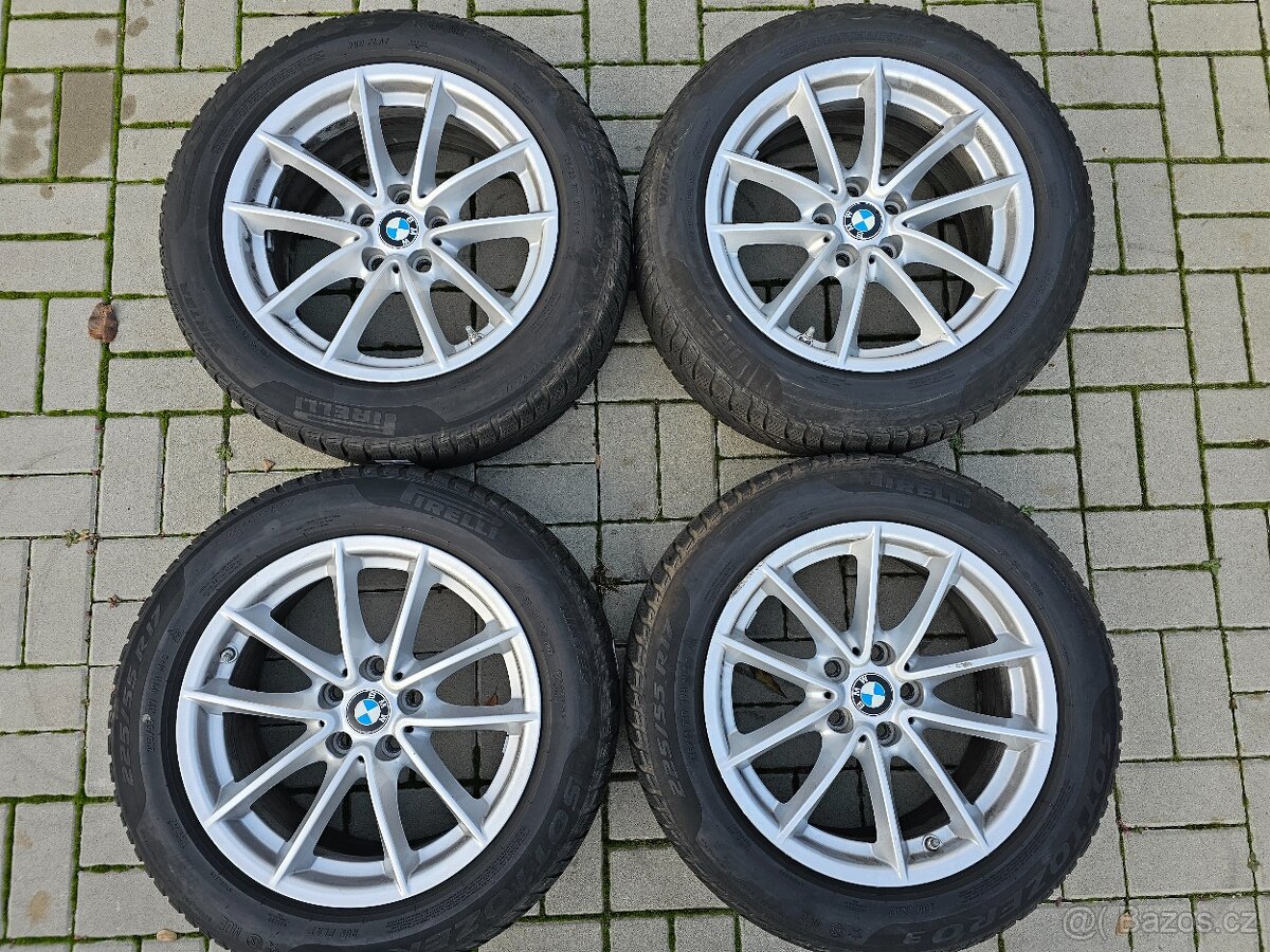 Alu kola BMW 5 G30/G31 + zimní pneu Pirelli 225/55 R17