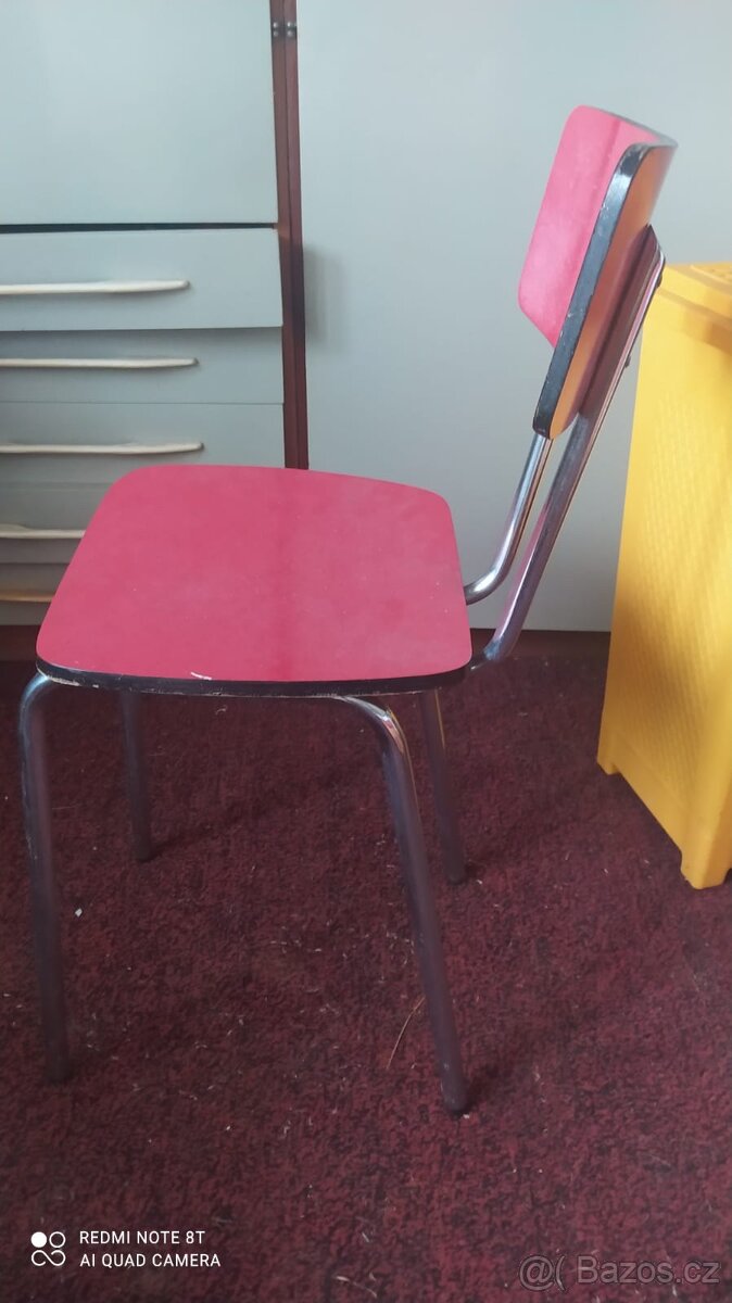 Chromové židličky