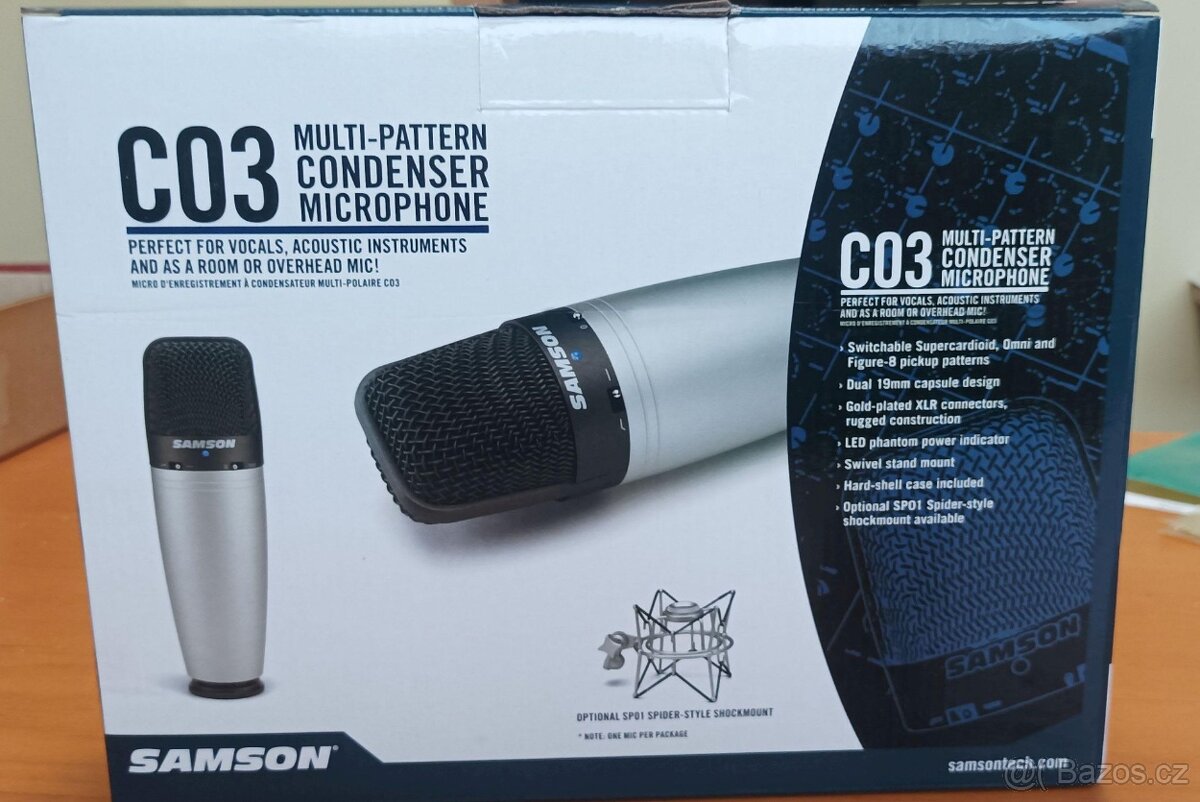 Skvělé mikrofony SAMSON C03U
