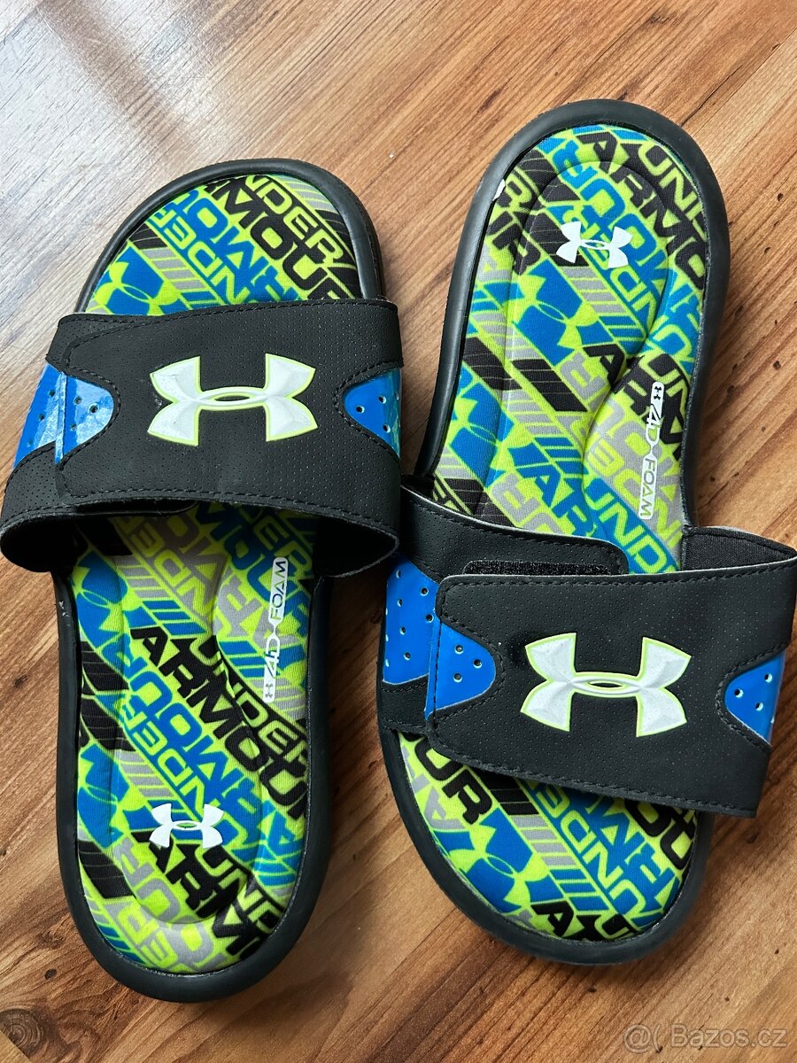 Nové pantofle Under Armour PC 800 Kč