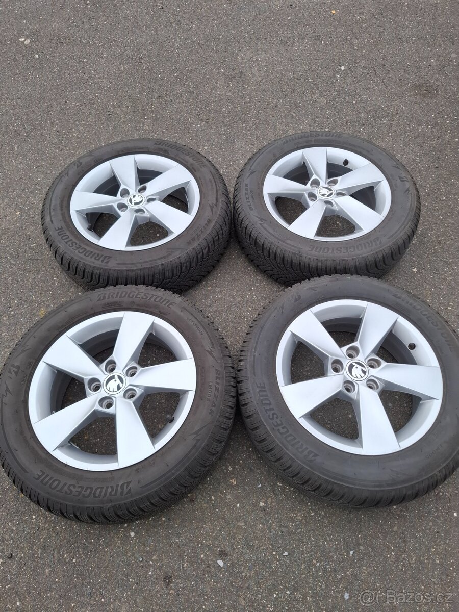 Zimní alu kola Fabia 4 185/65/15 ET40 5x100