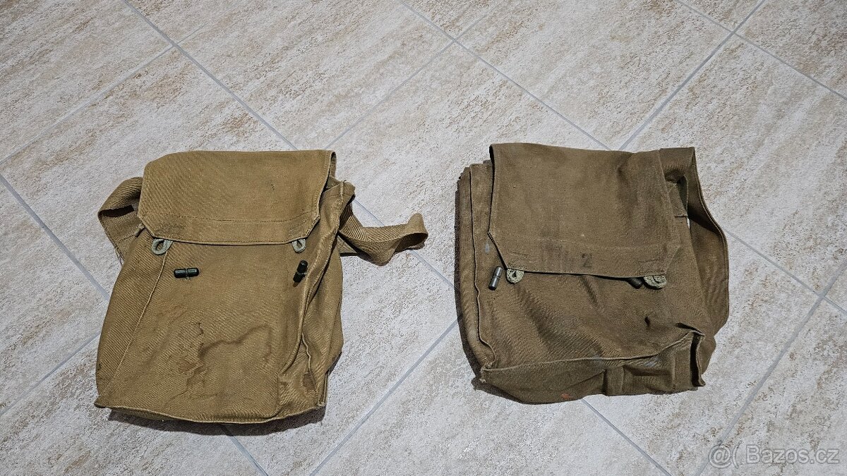 Armádní brašna na plynovou masku