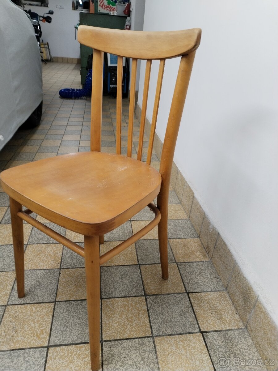 Retro židle TON (Bystřice pod Hostýnem)