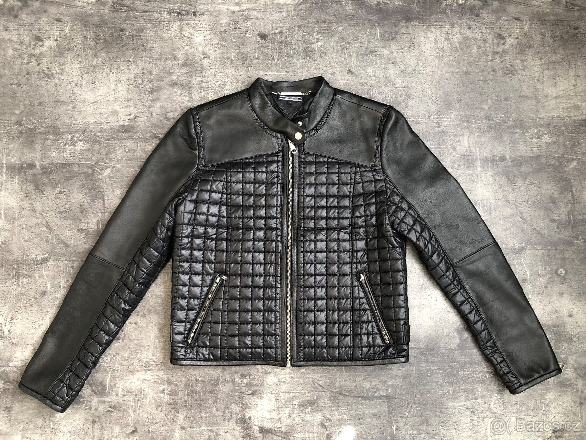 Dámská kožená bunda Tommy Hilfiger