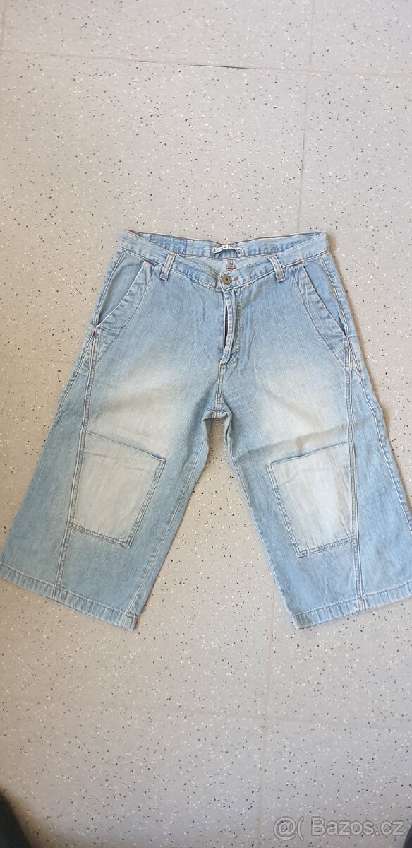 Džínové uni kalhoty L