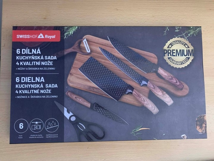 Kuchyňské nože - nová sada