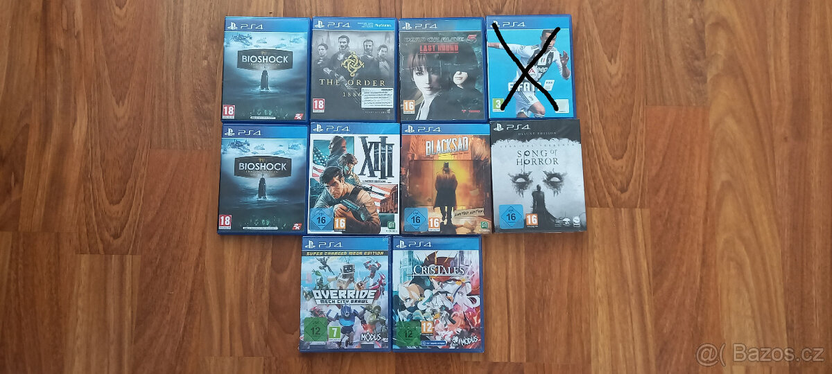 Prodám hry na Playstation 4