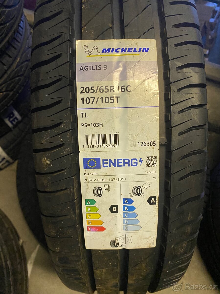 2x nove letni pneu michelin agilis 3  205/65 R16C
