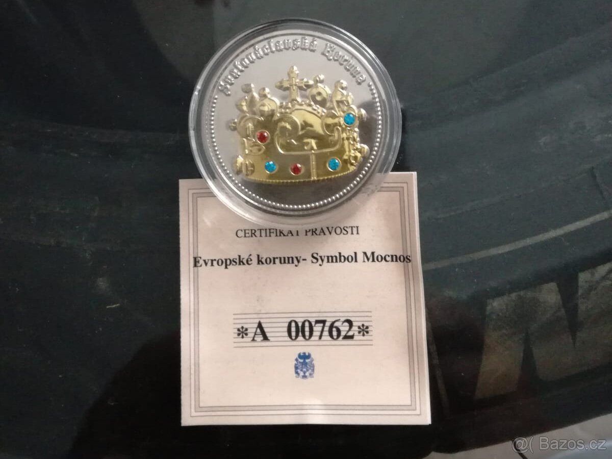 Pamětní mince Svatováclavská koruna