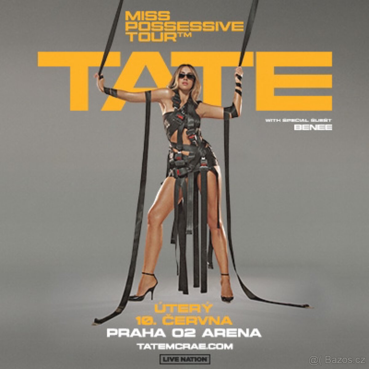 Tate McRae - Praha 10.6.2025 - 1x státie