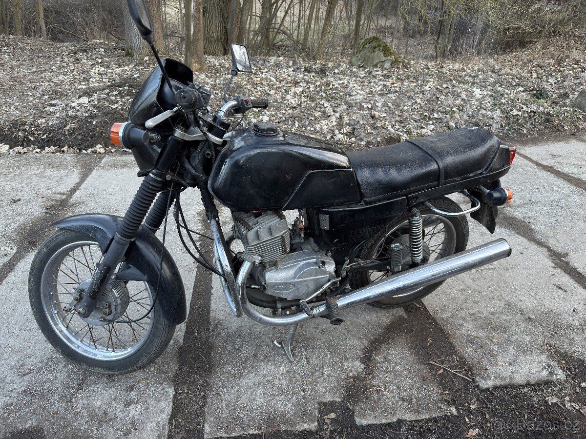 JAWA 350/638 - Pojízdná s TP, Nová STK