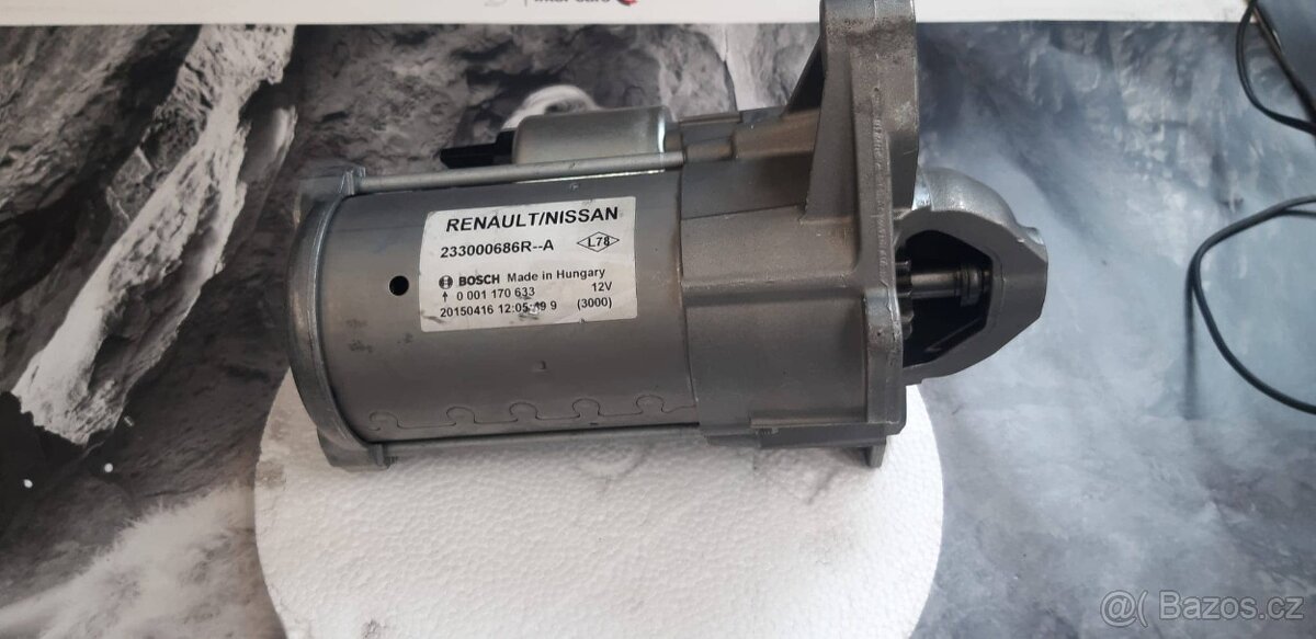 Nový startér Bosch orig. Renault Nissan 233000686R-A