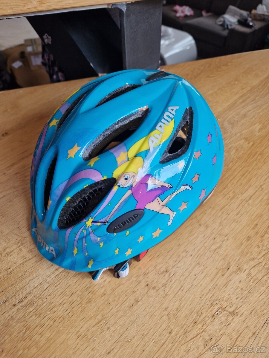 Dívčí přilba na kolo ALPINA vel. 46-51cm