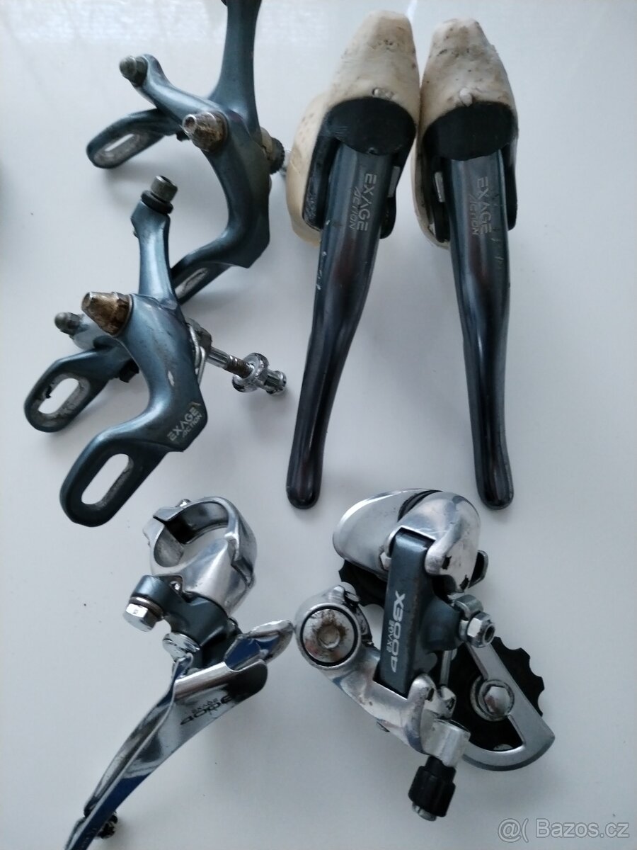 Přehazovačka, přesmykač, páky, čelisti