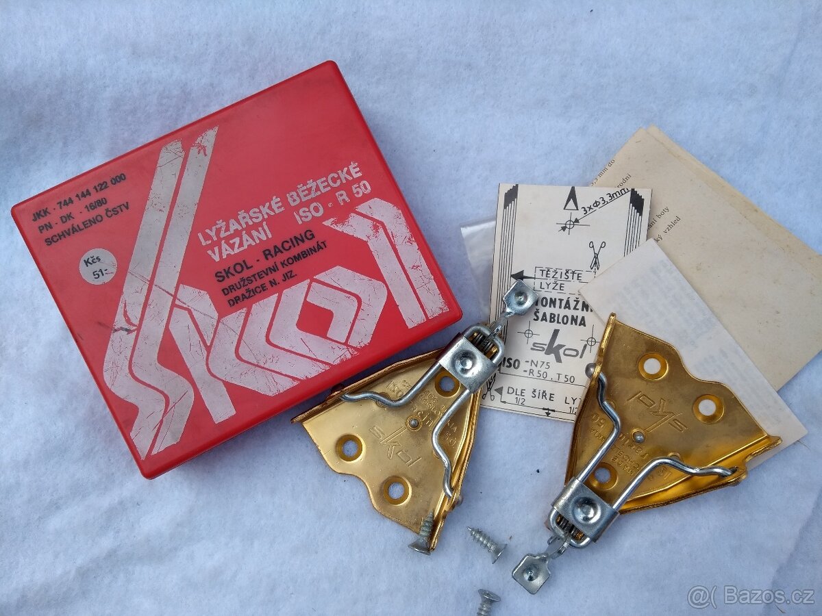 Bežecké viazanie Skol (Czechoslovakia). Nové zabalené.