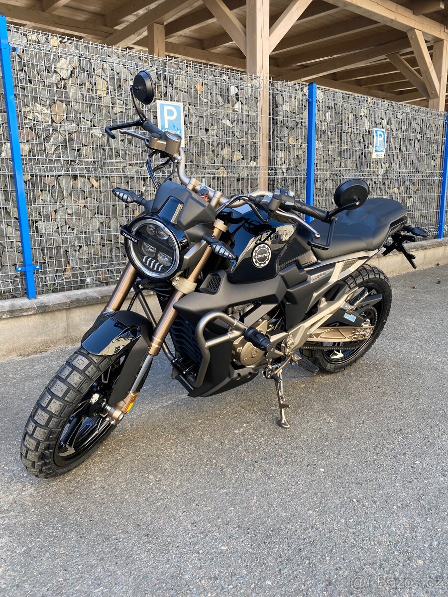 Zontes G1 125 Scrambler lítá kola