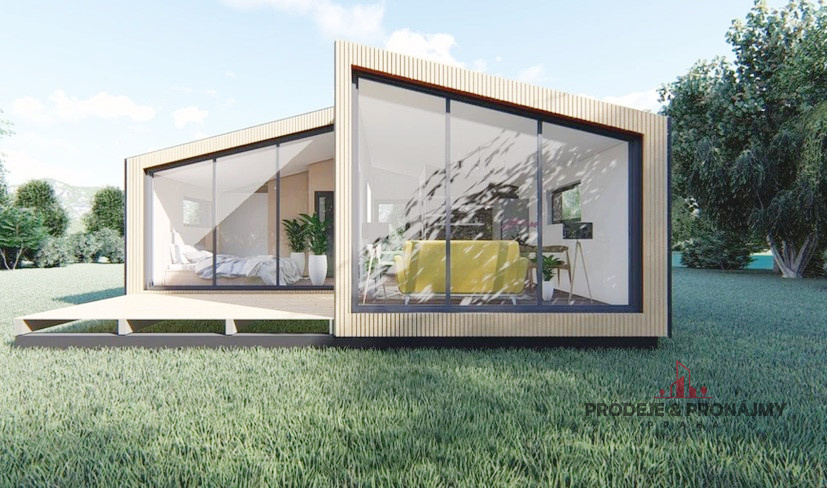 Prodej nízkoeneregitcké dřevostavby 3+kk, 45m2