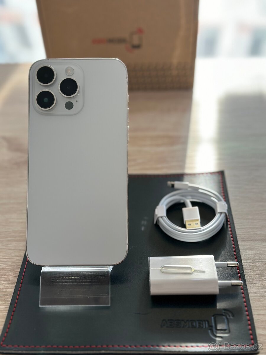 Apple iPhone 14 PRO 128GB SILVER / ZÁRUKA 24 MĚSÍCŮ / A+