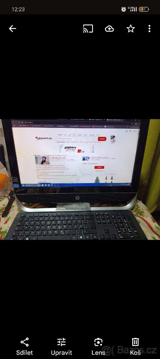 HP Pro All in one PC 3520 s 8gb RAM a 126gb ssd a HDD 160gb