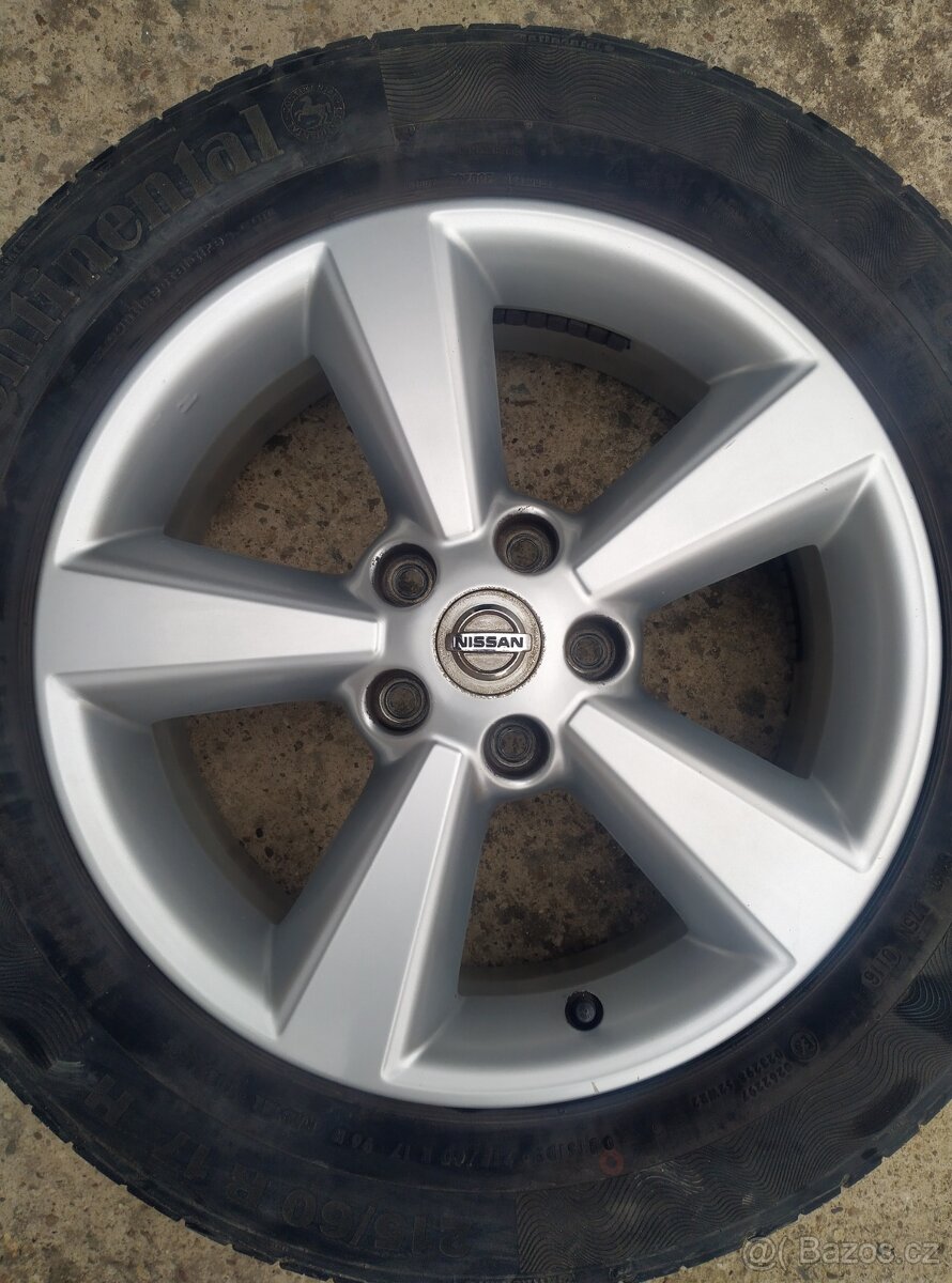 5x114,3 17 Nissan Qashqai 215/60 r17
