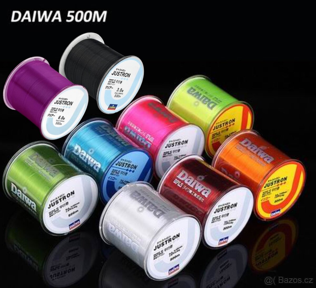 Vlasec DAIWA JUSTRON 500m- KVALITNÍ - SUPER CENA