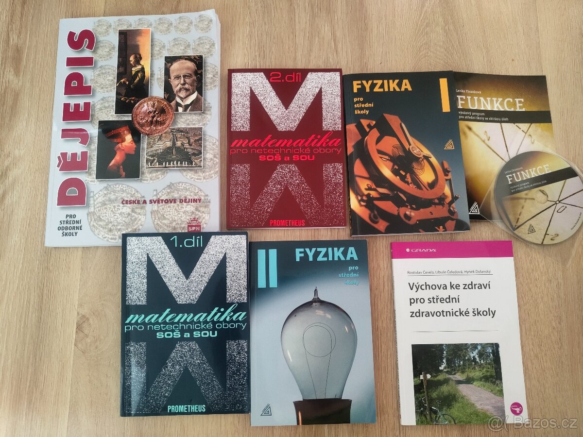 sada knih pro 1. ročník Masér ve zdravotnictví