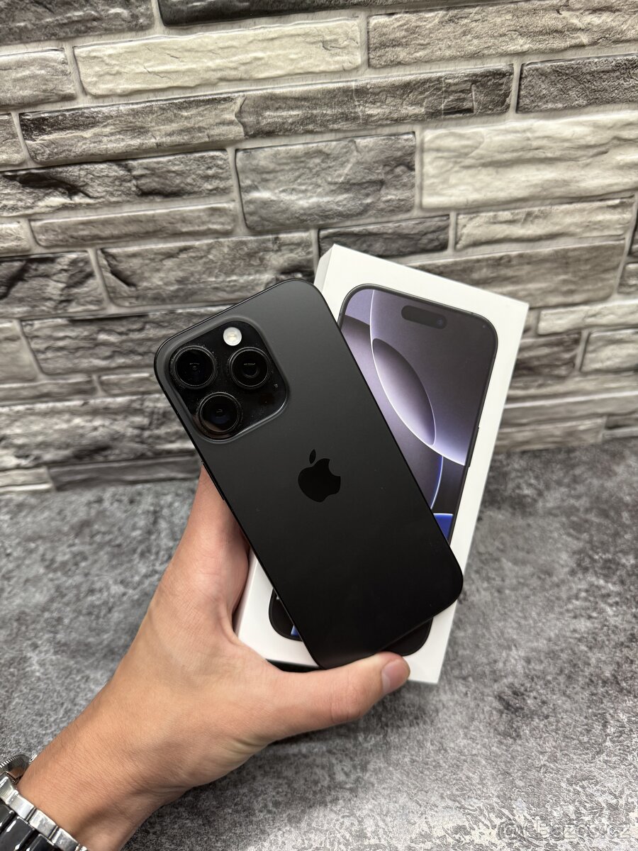 iPhone 16 Pro 128GB Black Titanium