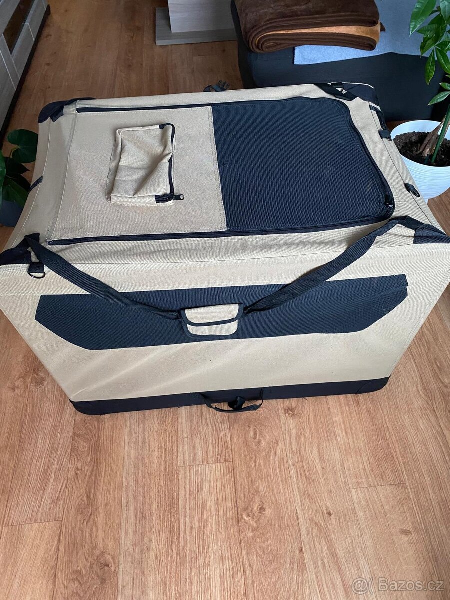 Prevozni skládací box na střední psy Amazon basic 90x60x60cm