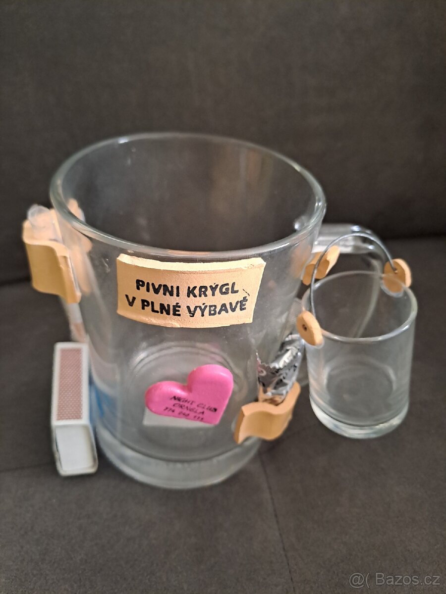 Dárkový žertovné pivní krygl