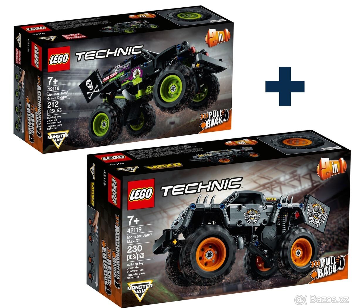 42118 a 42119 LEGO Technic - Monster Jam cars