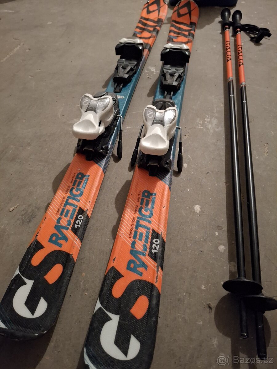 Dětské lyže 120 cm + boty velikost 36