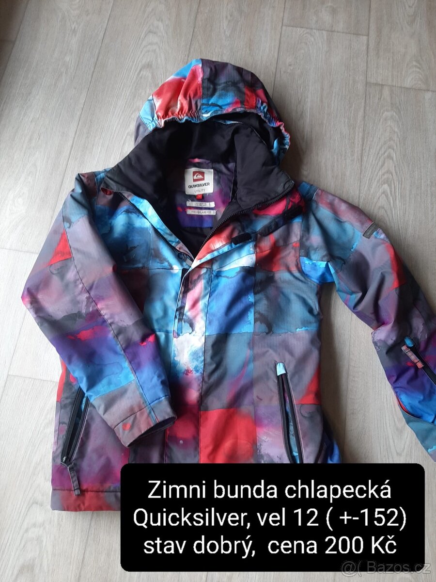 Dětská bunda Quicksilver vel. 12/152