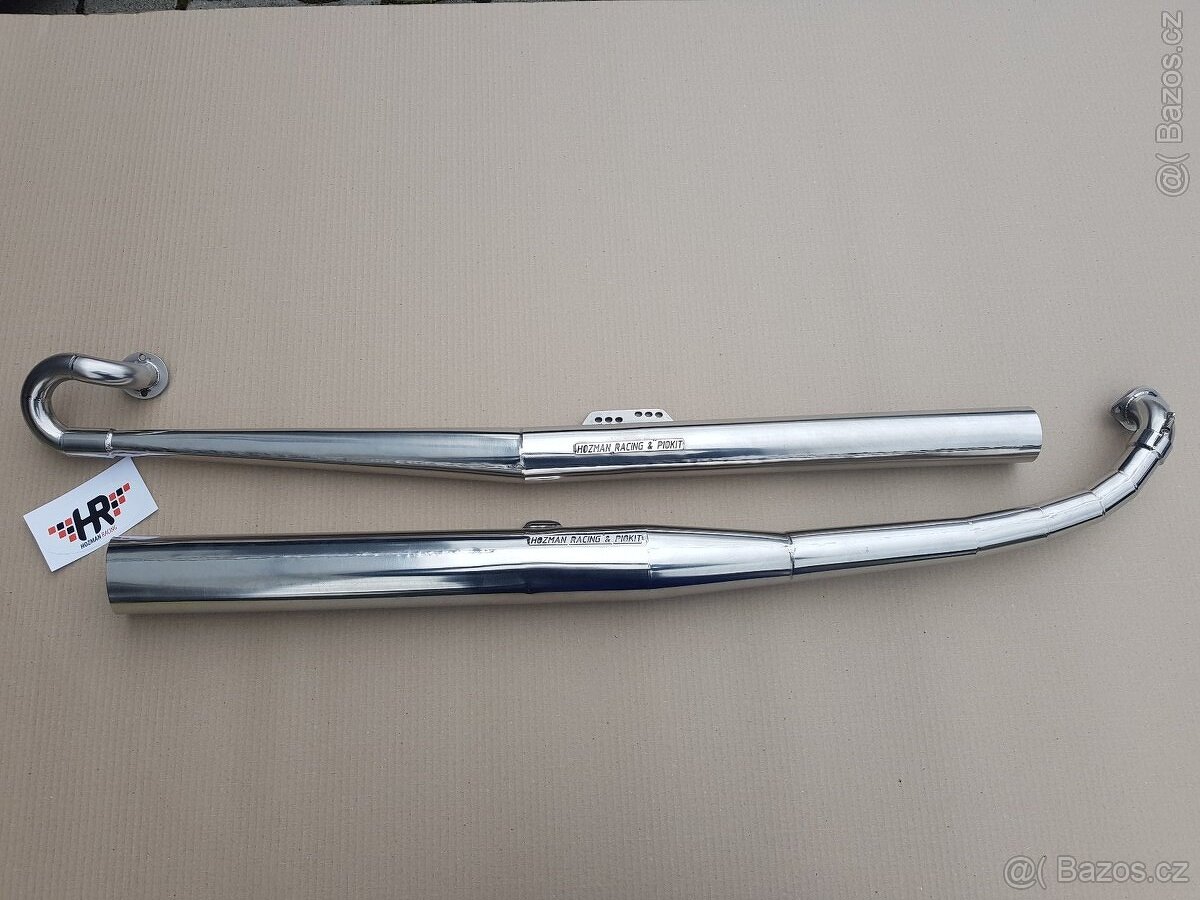 Jawa 50 pionýr, babetta rezonanční výfuk