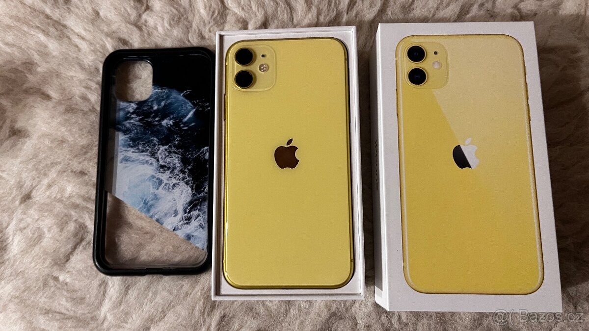 Prodám žlutý iPhone 11 64GB v super stavu