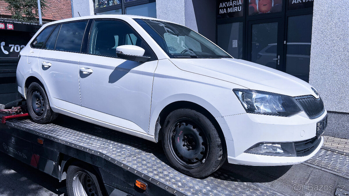 Vůz na náhradní díly Škoda Fabia 3 kombi 2018 CHYB QAE LF9E