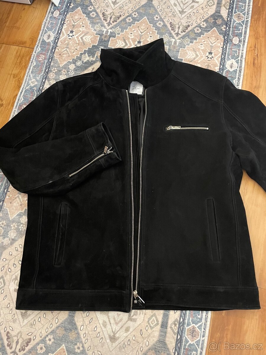 Kozena bunda černý semiš Dílnastore