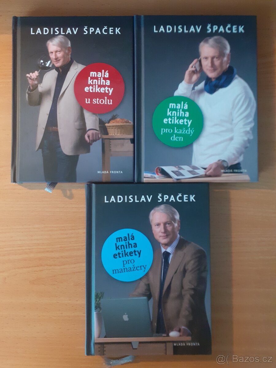 Ladislav Špaček- 3x Malá kniha etikety