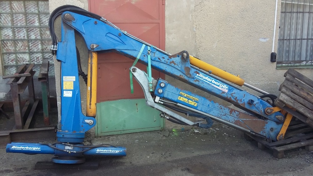 Hydraulická ruka na vyvážečku
