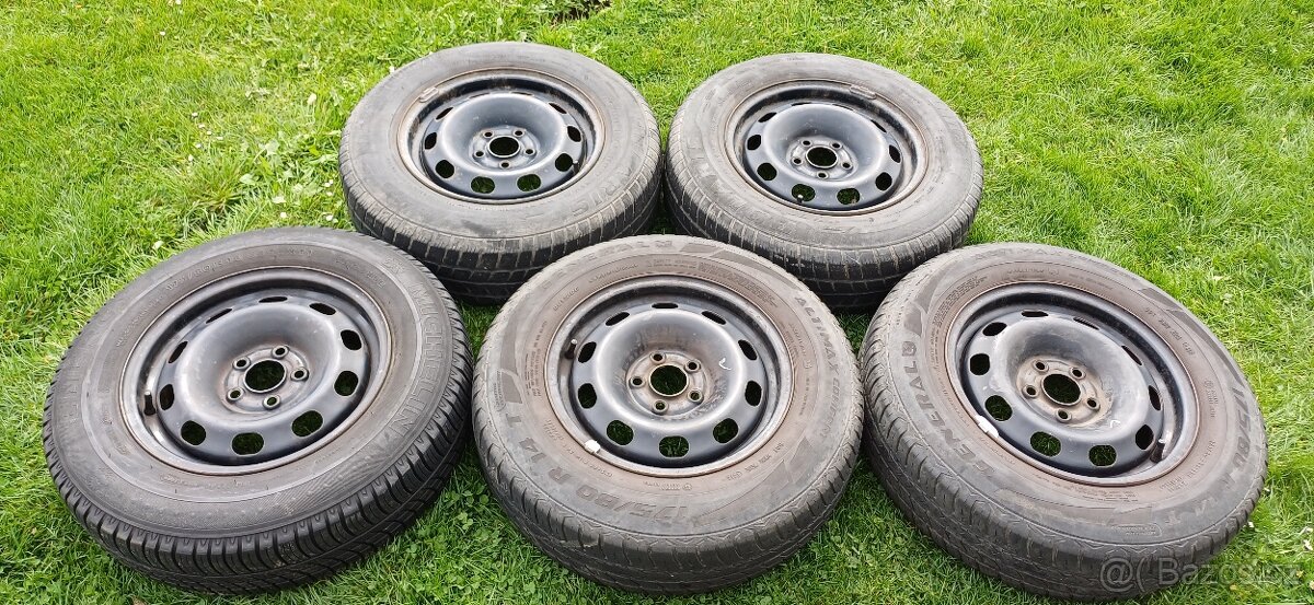 Disky kola 14, 5x100, škoda octavia I, fabia l, vw, seat
