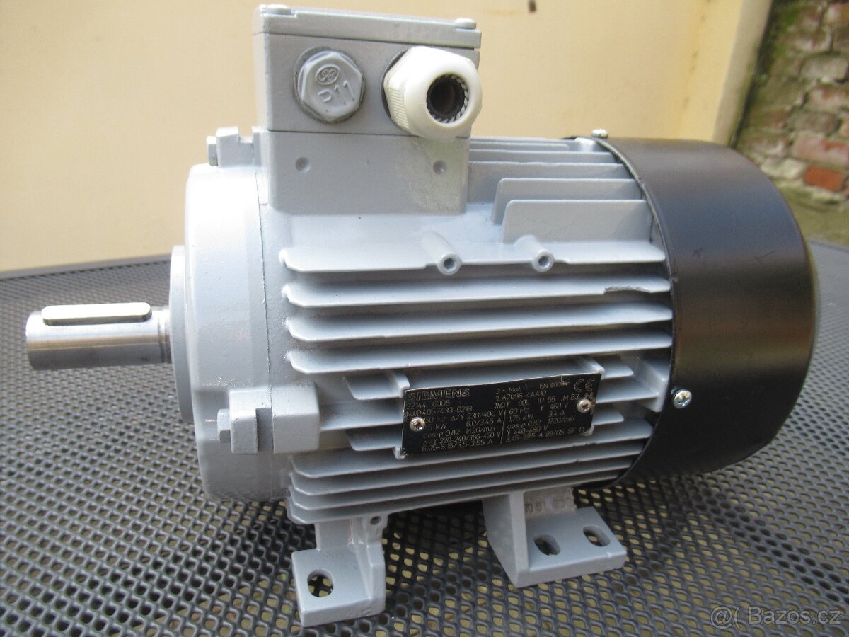 Siemens patkový elektromotor 400V.1,5kw.1420ot.min.